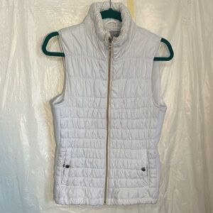 Marc New York White Quilted Vest